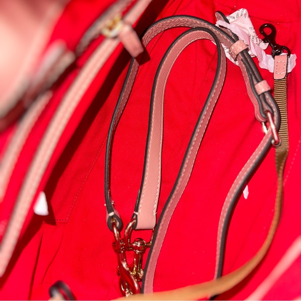 SOLD!!! Dooney & Bourke Small Mauve Pink Sorrento Satchel - Picture 9 of 9